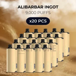 20 PCS – Alibarbar Ingot 9000 Puffs