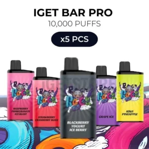 5 PCS – IGET Bar Pro 10000 Puffs