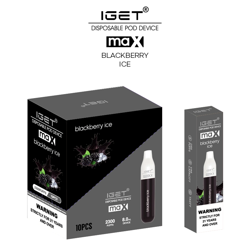IGET Max 2200 Puffs Disposable 10 x IGET Max