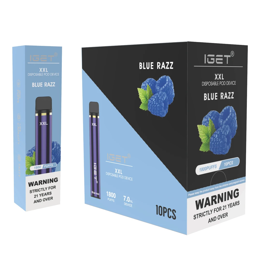 IGET XXL 1800 Puffs Disposable 10 x IGET XXL